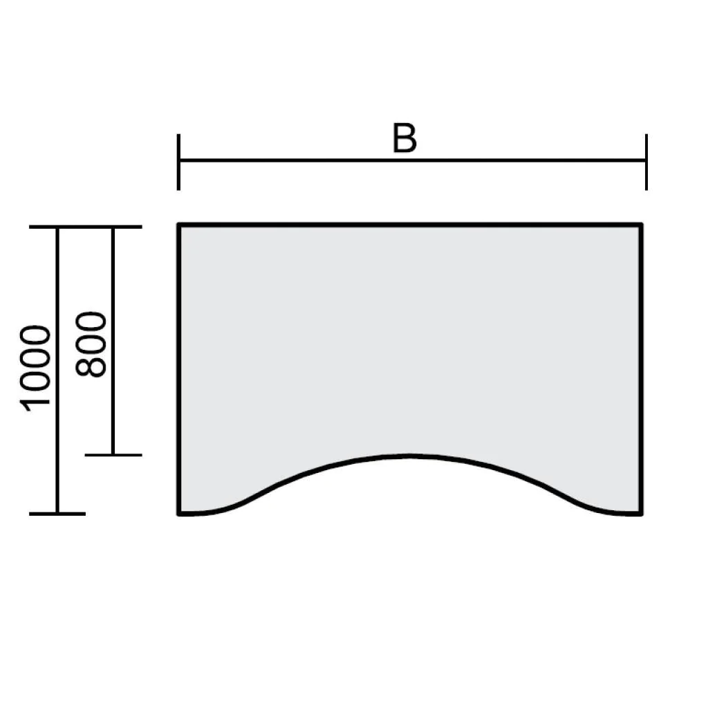 Schreibtisch C-Flex Ergoform von Geramöbel - Produktbild 4 von 15