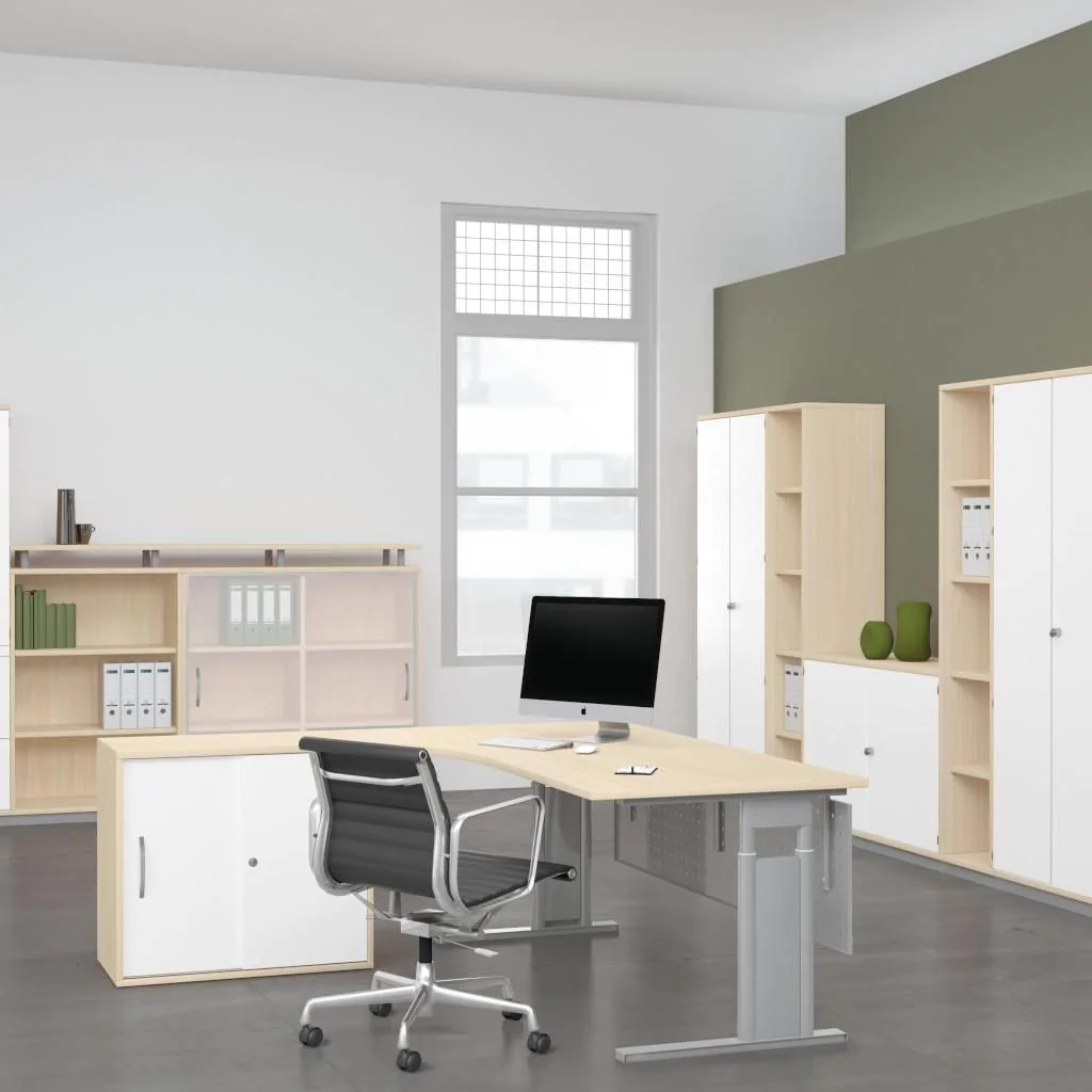 Schreibtisch C-Pro Ergoform von Geramöbel - Produktbild 10 von 14