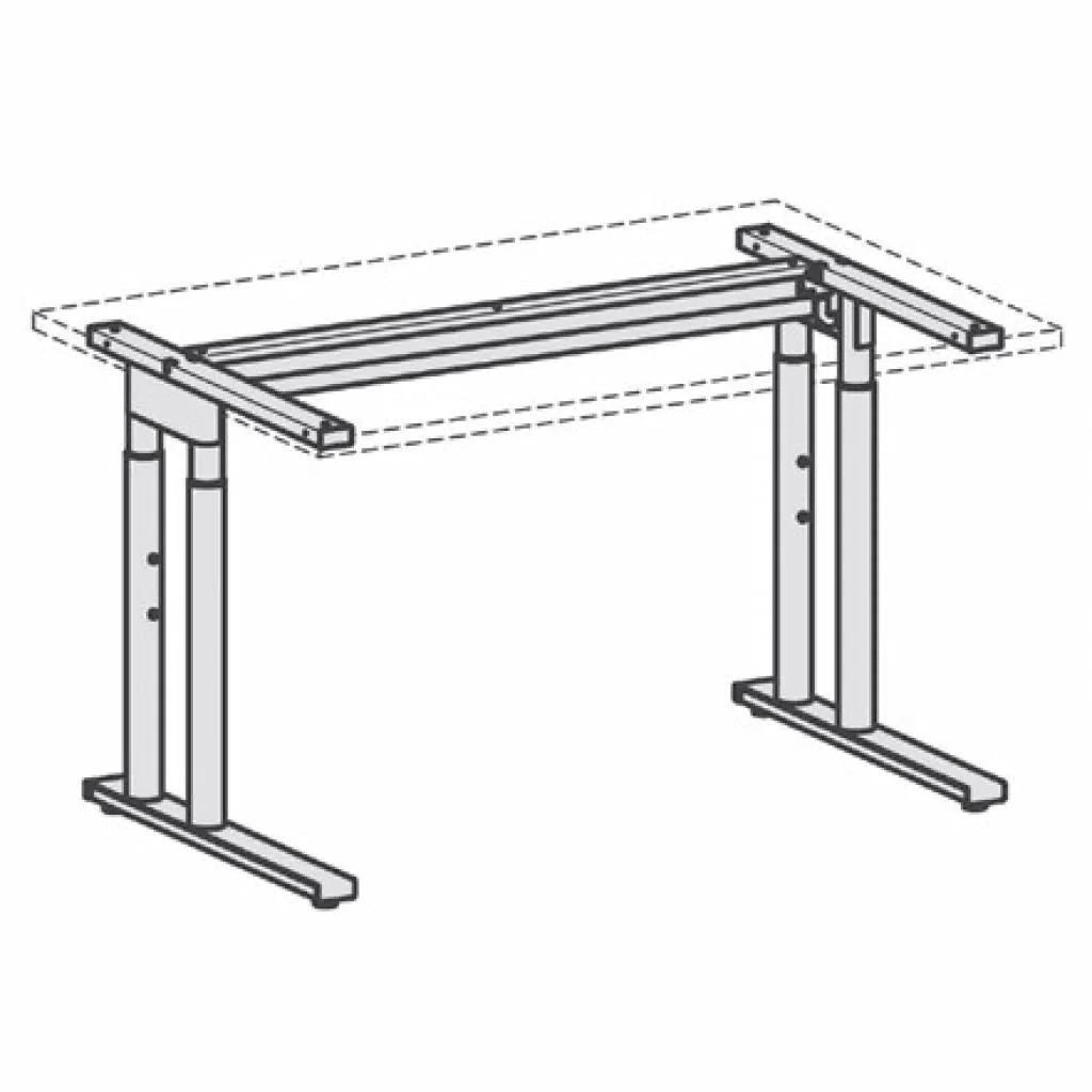 Schreibtisch C-Pro Ergoform von Geramöbel - Produktbild 4 von 14