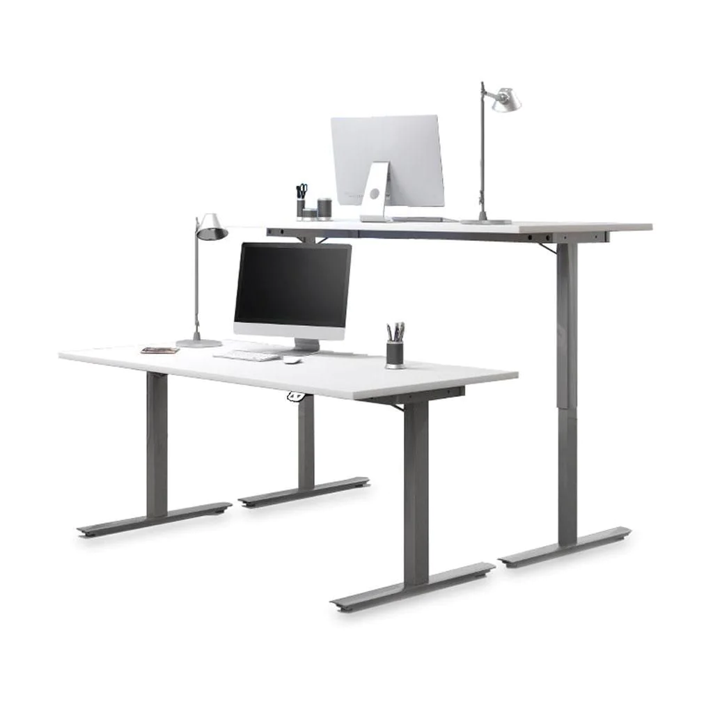 Höhenverstellbarer Schreibtisch Elektro Flex Rechteckform von Geramöbel - Produktbild 4 von 15