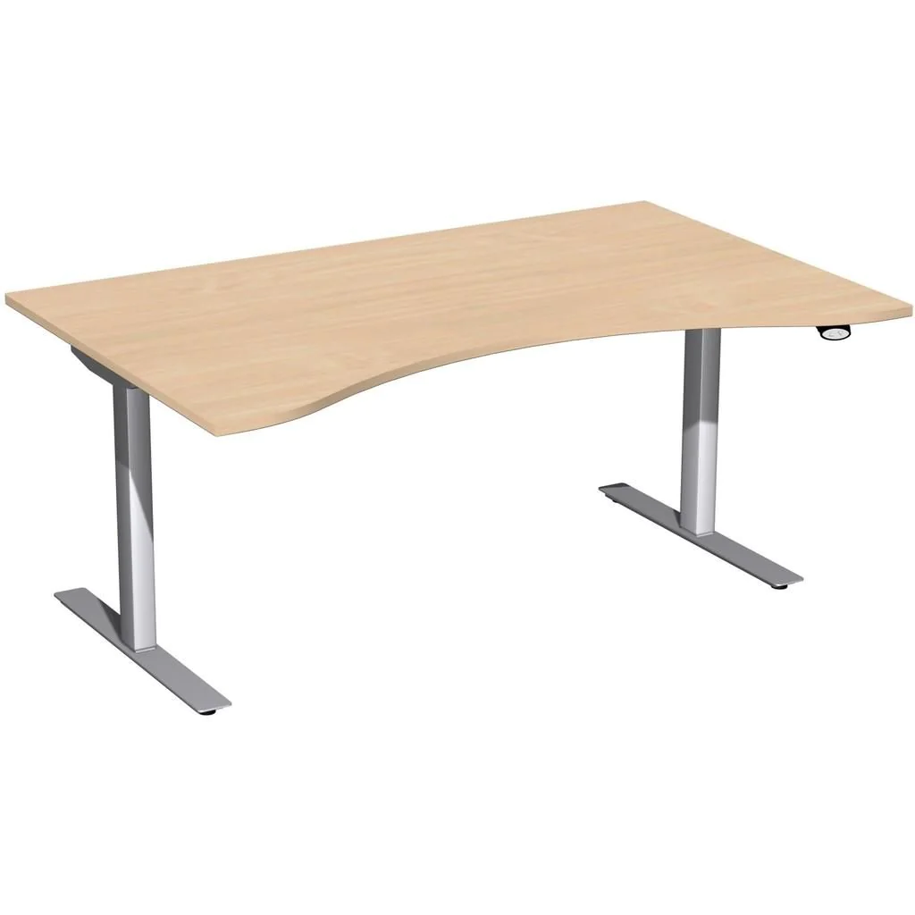 Höhenverstellbarer Schreibtisch Elektro Flex Ergoform von Geramöbel - Produktbild 6 von 12