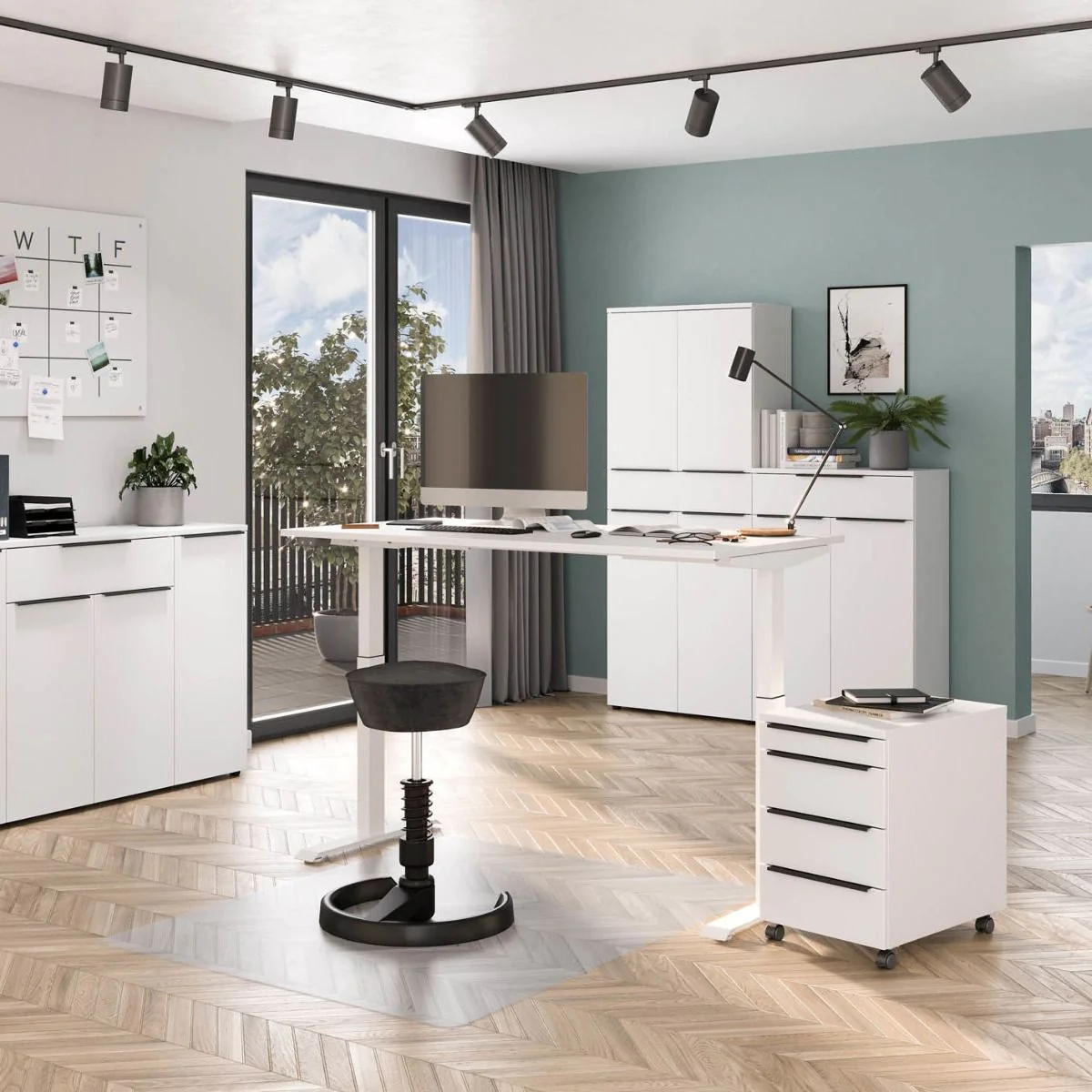 Höhenverstellbarer Schreibtisch Mailand von BME home - Produktbild 2 von 6