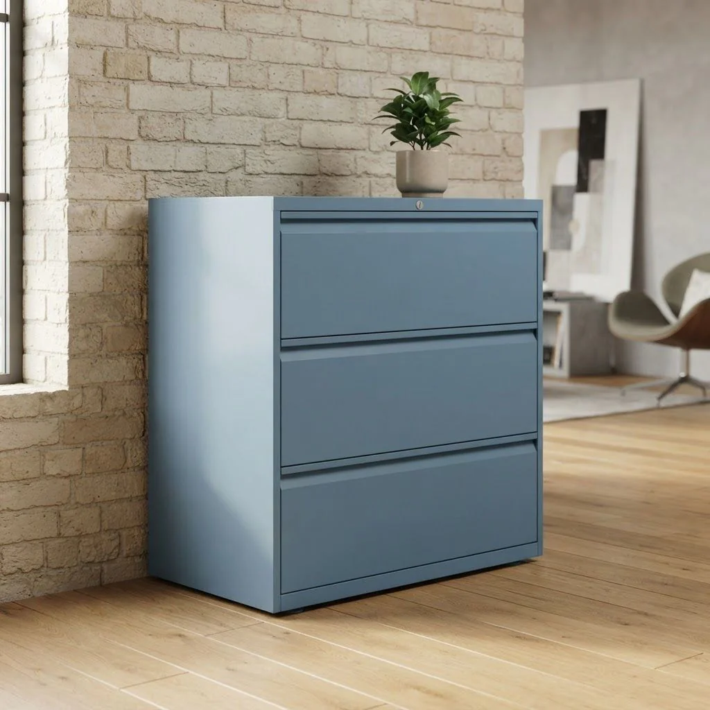 Hängeregistraturschrank Essentials, 3 Schubladen, 100 cm breit  von Bisley - Produktbild 1 von 4