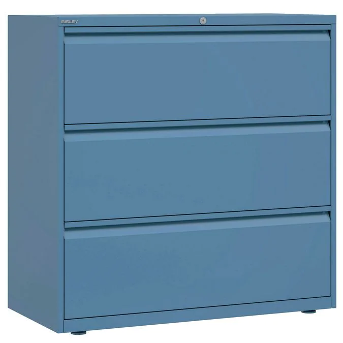 Hängeregistraturschrank Essentials, 3 Schubladen, 100 cm breit  von Bisley - Produktbild 3 von 4