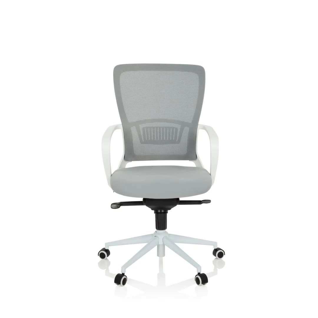 Bürostuhl Drehstuhl ESTRIA Netzstoff grau - HJH-760016