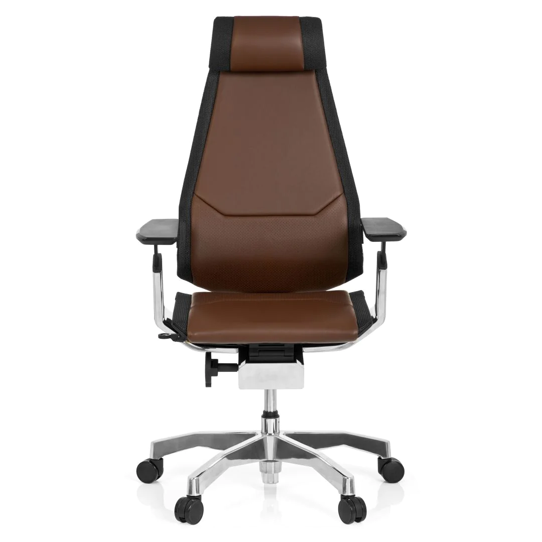 Bürostuhl Drehstuhl GENIDIA PRO Leder - HJH-GENIDIA-PRO