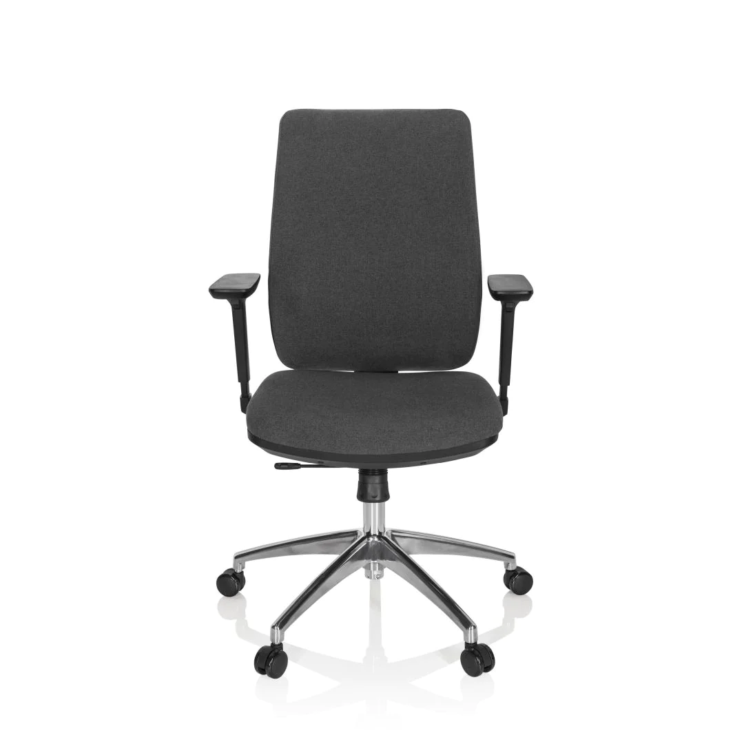 Bürostuhl Drehstuhl INTEGRIO I Stoff dunkelgrau - HJH-820026