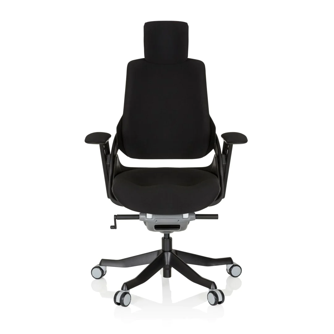 Bürostuhl Drehstuhl SPEKTRE BLACK Stoff schwarz - HJH-640360