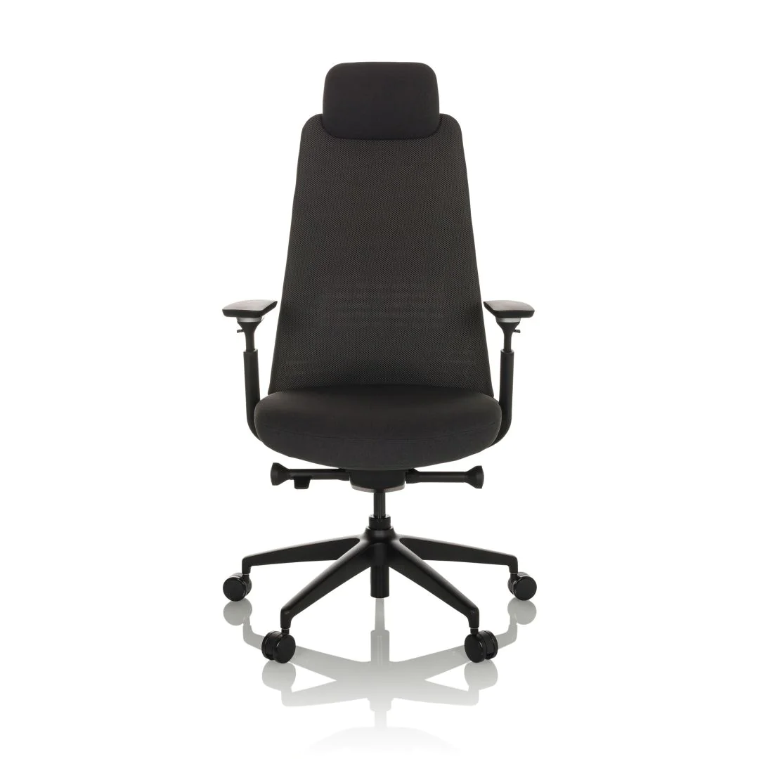 Bürostuhl Drehstuhl YUCANO Stoff schwarz - HJH-790024