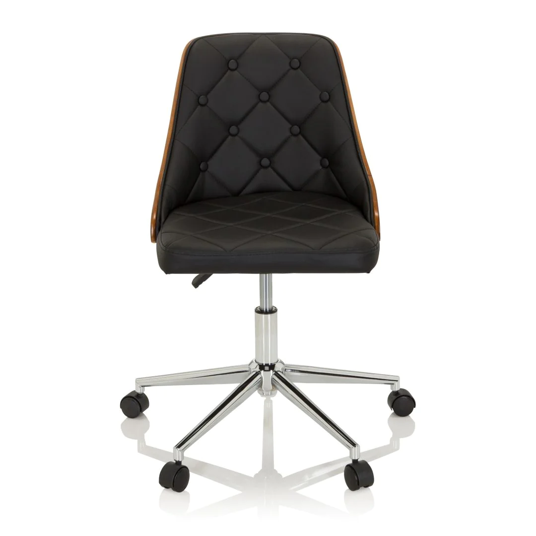 Bürostuhl Chefsessel CENCA Kunstleder schwarz - HJH-729420