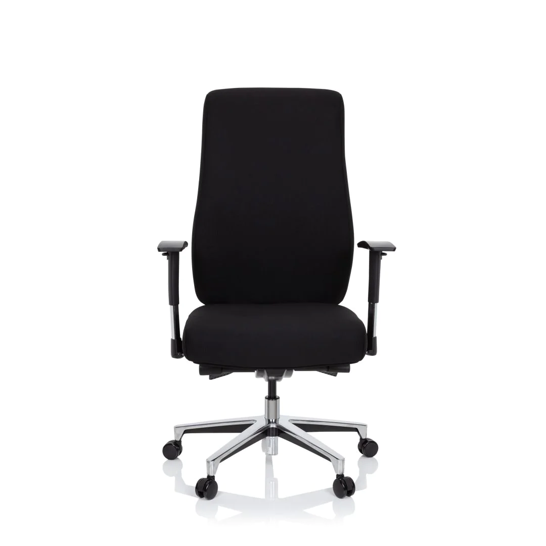 Bürostuhl Chefsessel FORCOM Stoff schwarz - HJH-702312