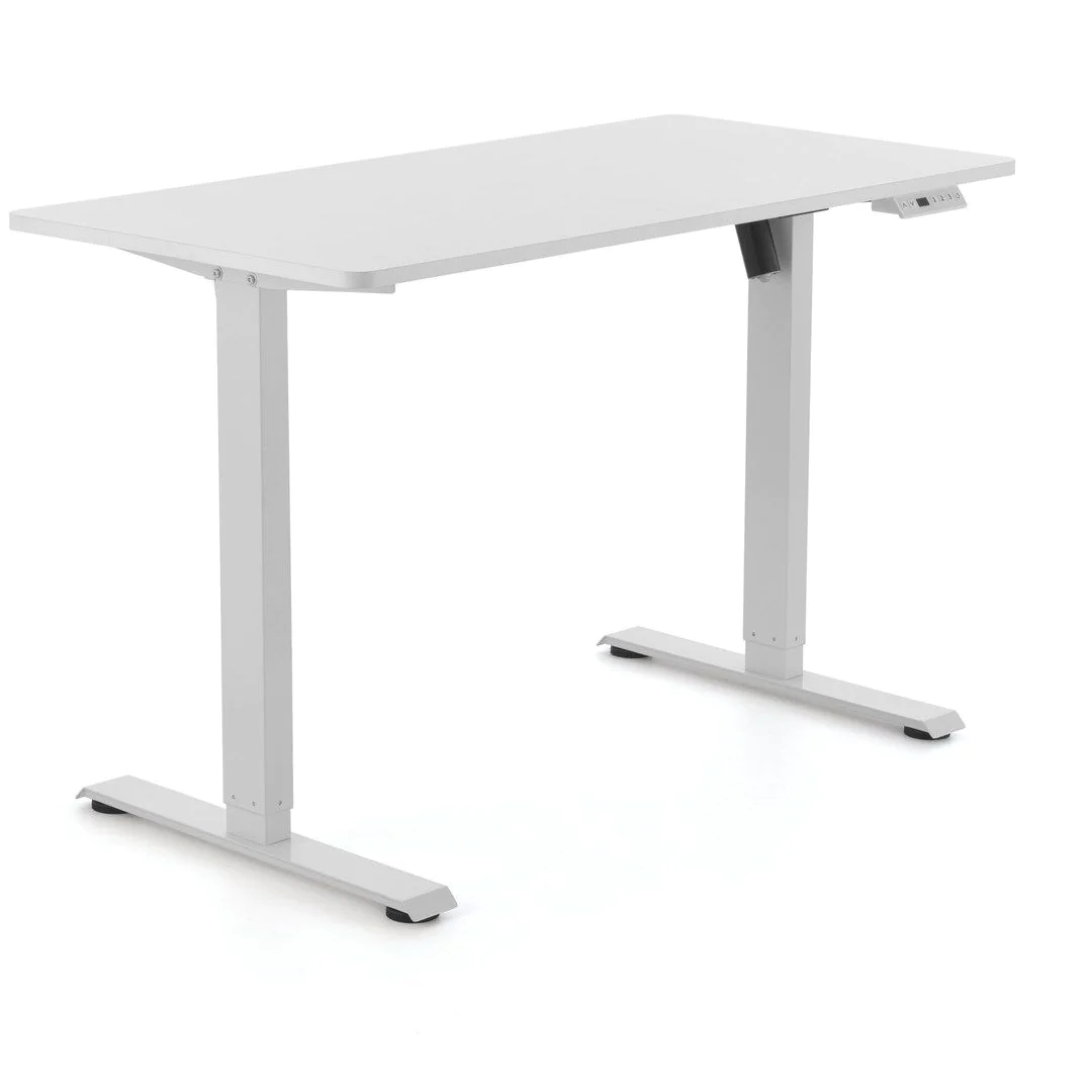 Kinderschreibtisch Worktime Kid 120 x 60 LED elektrisch höhenverstellbar weiß von HJH - Produktbild 2 von 9