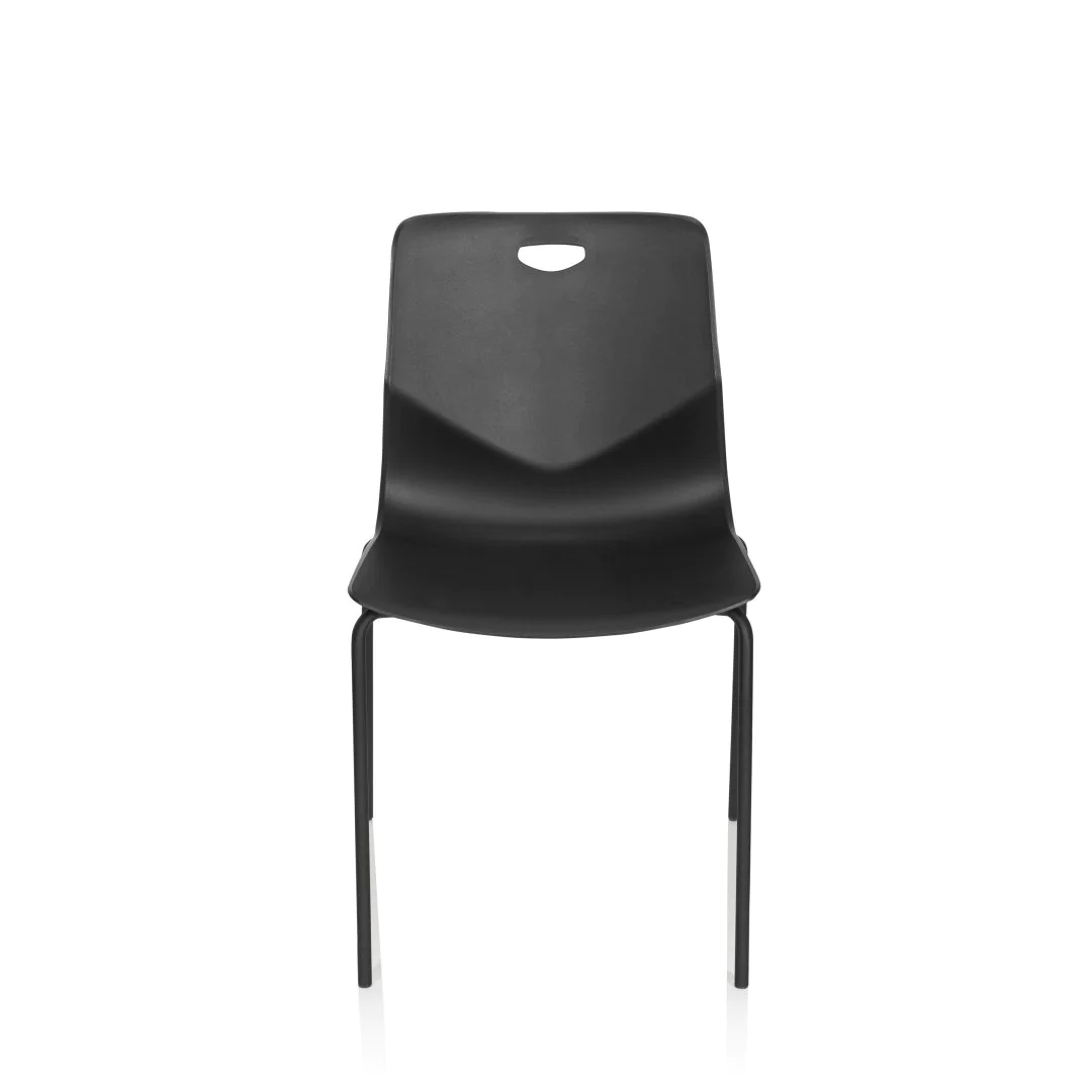 Besucherstuhl Konferenzstuhl T36 V schwarz - HJH-820025