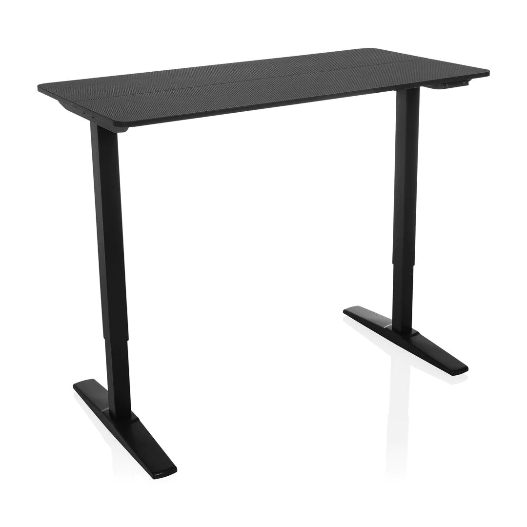 Schreibtisch STAND CARBON 120 x 60 elektrisch höhenverstellbar schwarz von HJH - Produktbild 1 von 7