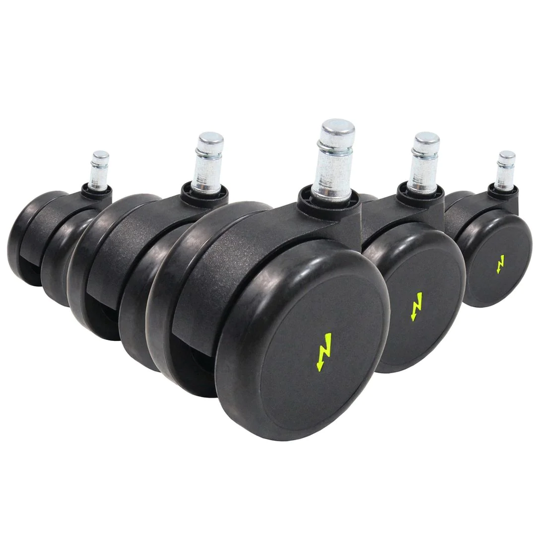 5x Hartbodenrollen ROLO ESD 11mm 65mm (5er Pack) elektrisch leitfähig von HJH - Produktbild 1 von 5