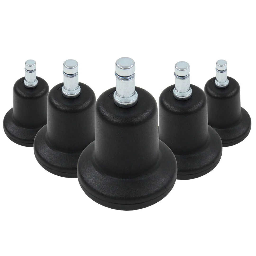 5x Bodengleiter STAND klein No. 11 Stift 11 mm 50 mm Standfüße (5er Pack) von HJH - Produktbild 1 von 4