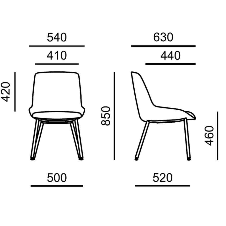 Konferenzstuhl Kloe 5301 4F von RIM - Produktbild 4 von 5