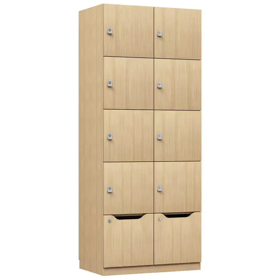 Lodge Pren 8 Schließfächer und 2 Schubladen von Bisley - Produktbild 1 von 2