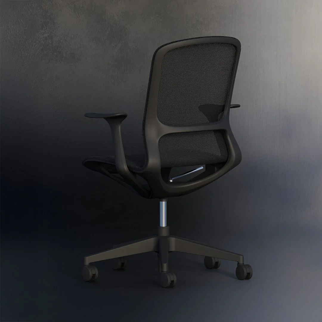 Bürostuhl Airi Mesh Black - NST-AIRI-SWIVEL-CHAIR-MESH-BLACK