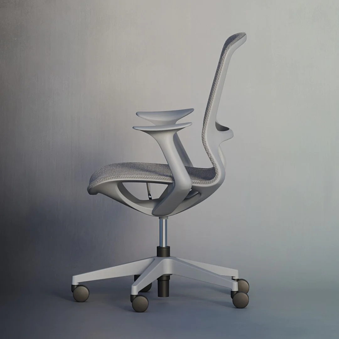 Bürostuhl Airi Mesh Grey - NST-AIRI-SWIVEL-CHAIR-MESH-GREY
