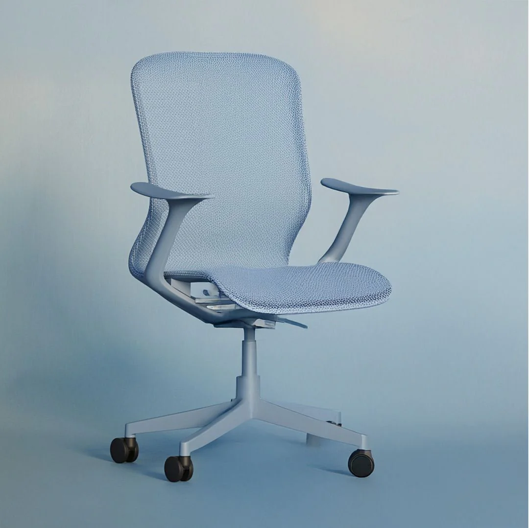 Bürostuhl Airi Mesh Blue - NST-AIRI-SWIVEL-CHAIR-MESH-BLUE