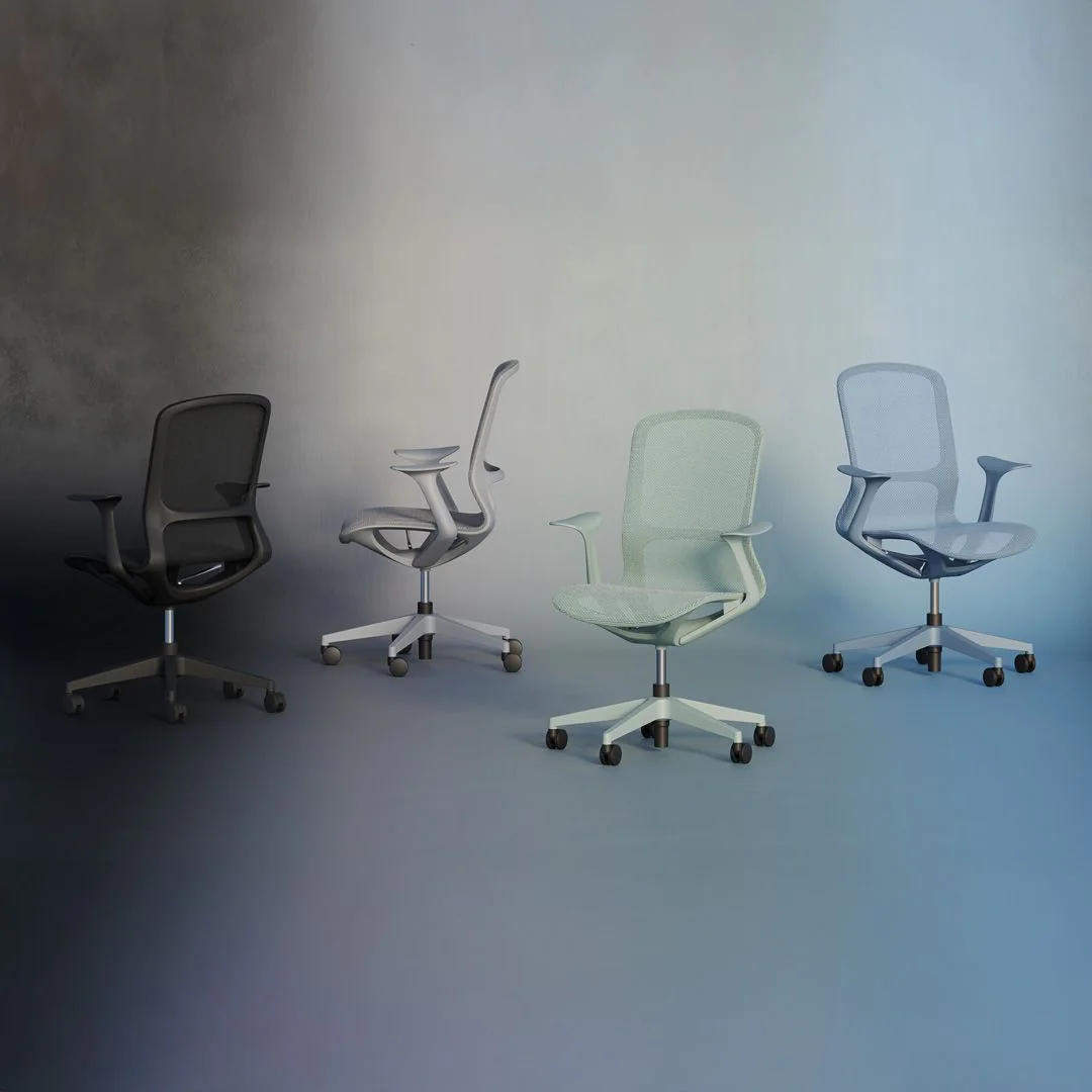 Bürostuhl Airi Mesh Grey von Nowy Styl - Produktbild 4 von 7