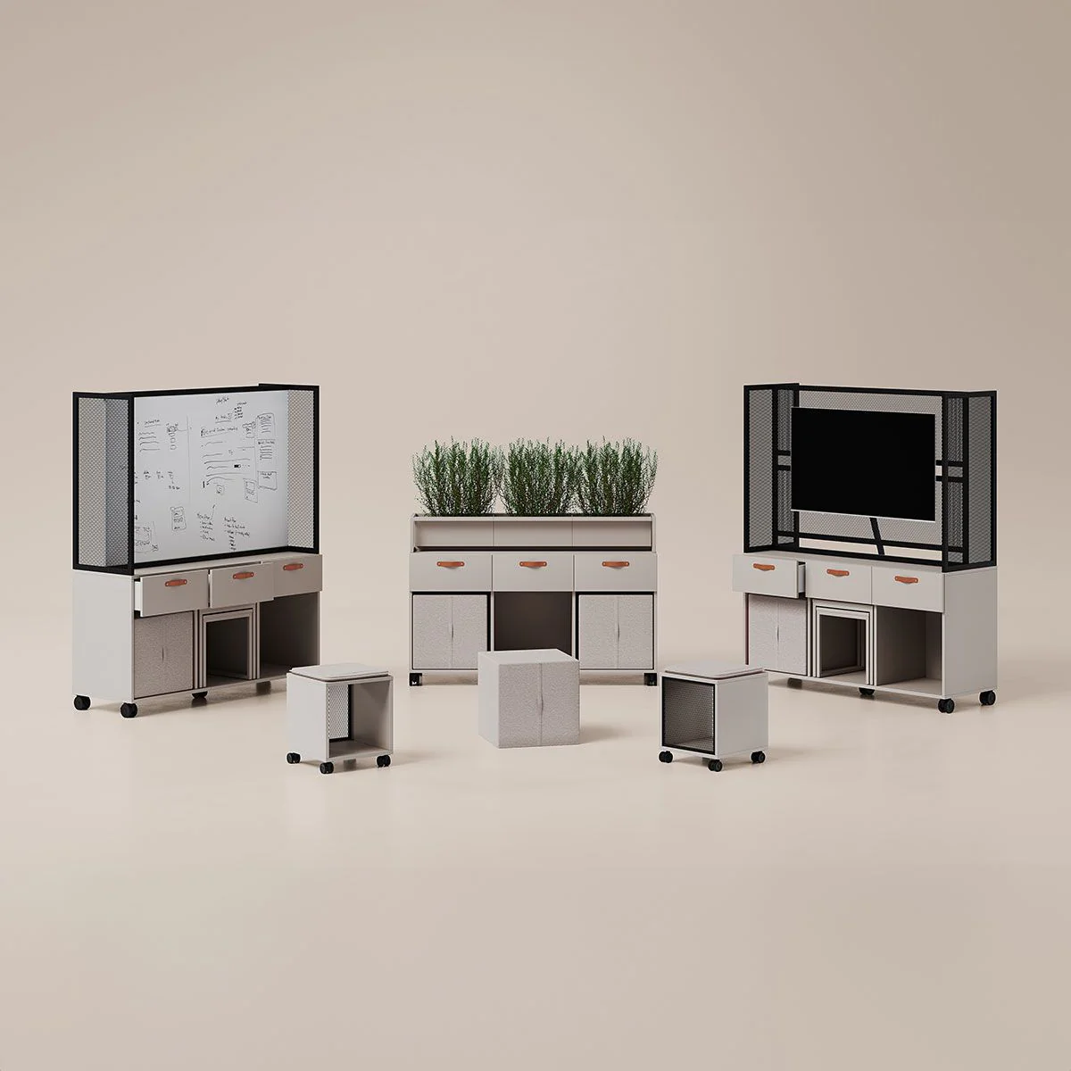 Sideboard Offa Triple Box von Nowy Styl - Produktbild 1 von 3