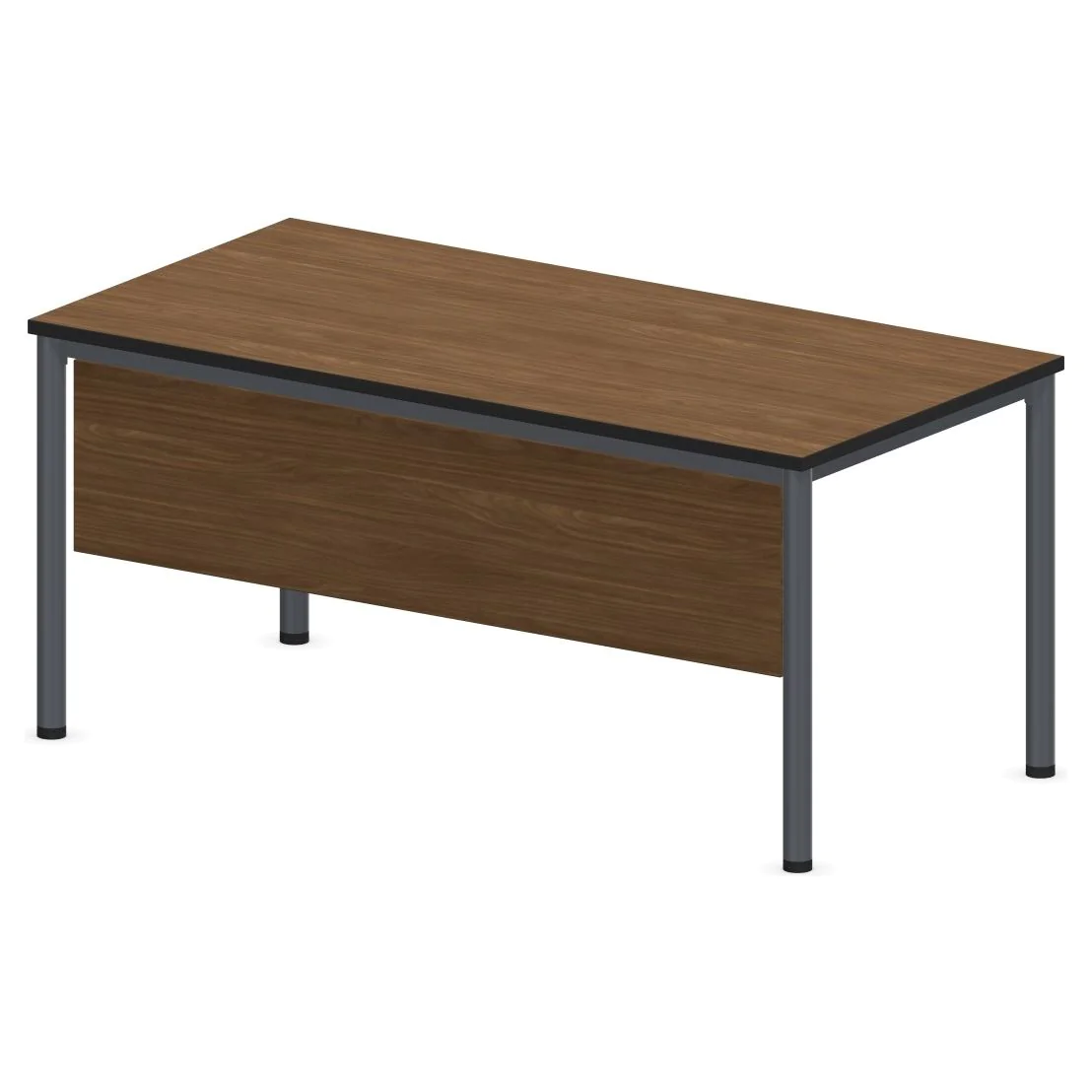 Schreibtisch E10 Rundrohr 4-Fuß mit Beinraumblende von Nowy Styl - Produktbild 9 von 9