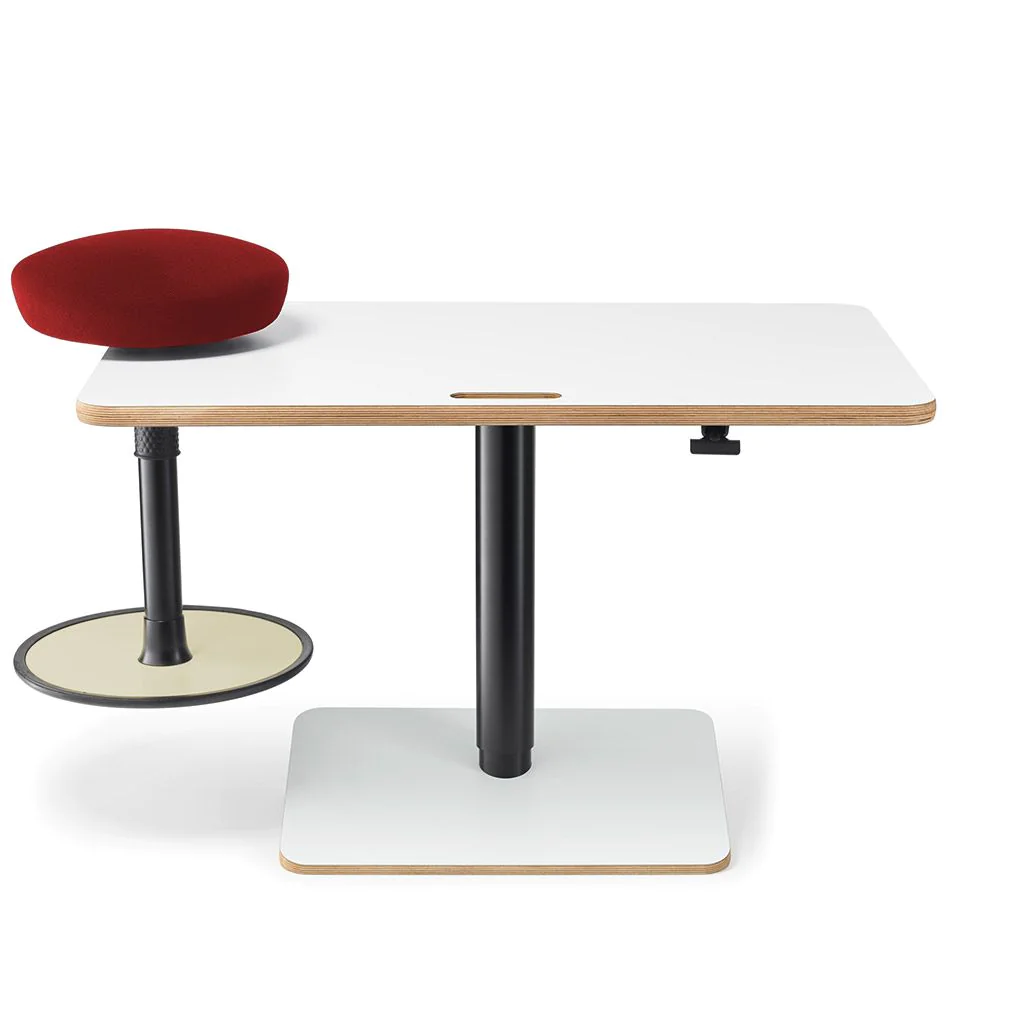 Home Office Set Steh-Sitz-Schreibtisch spark mit Hocker free von Ongo by Köhl - Produktbild 2 von 3