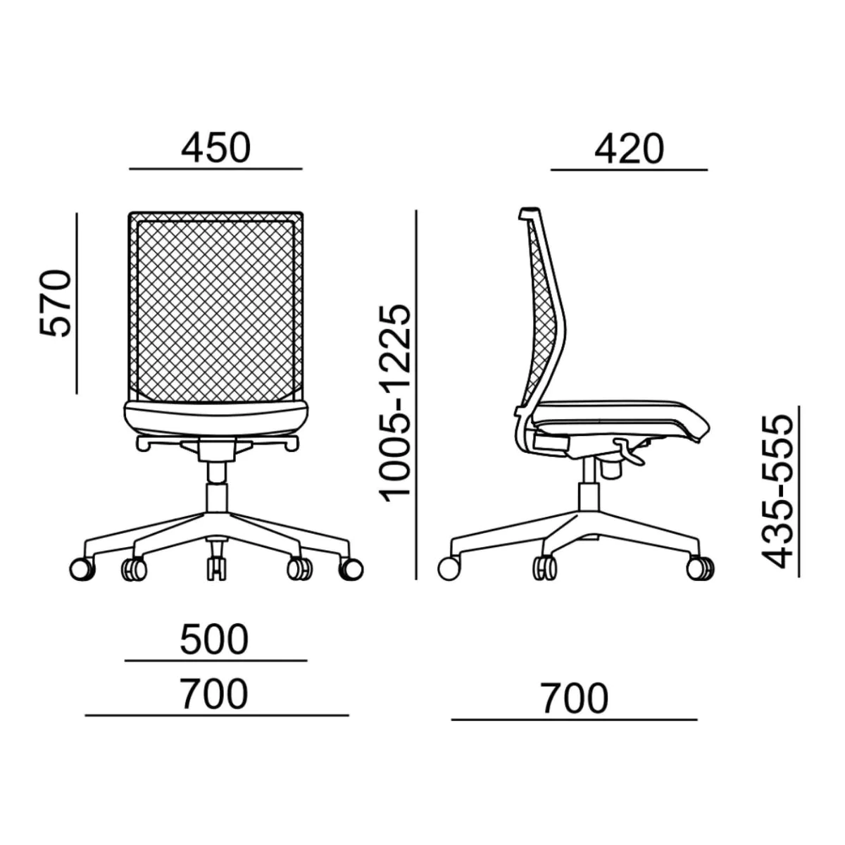 Bürostuhl Easy Pro 1207 von RIM - Produktbild 4 von 4