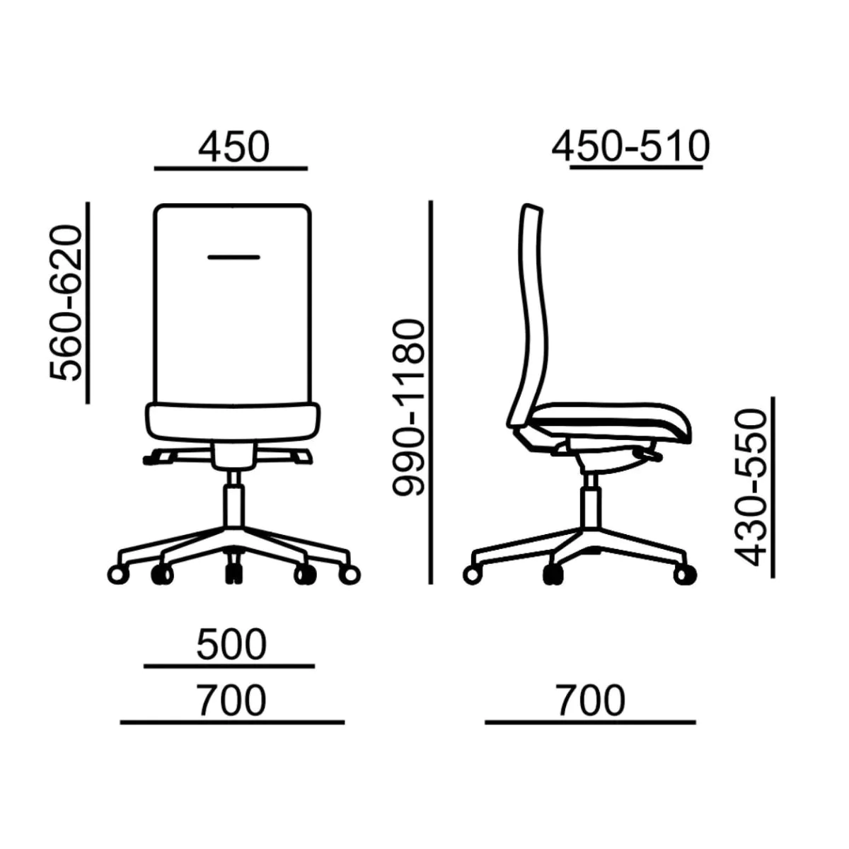 Bürostuhl Focus 642 C von RIM - Produktbild 16 von 16