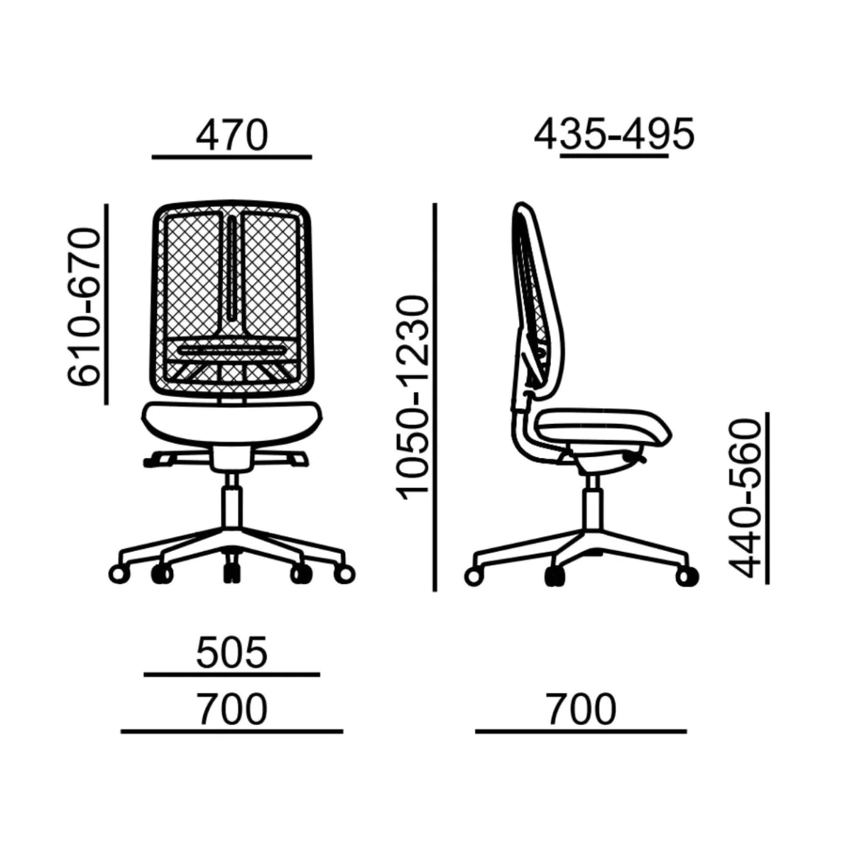 Bürostuhl FLEXi 1103A von RIM - Produktbild 5 von 13