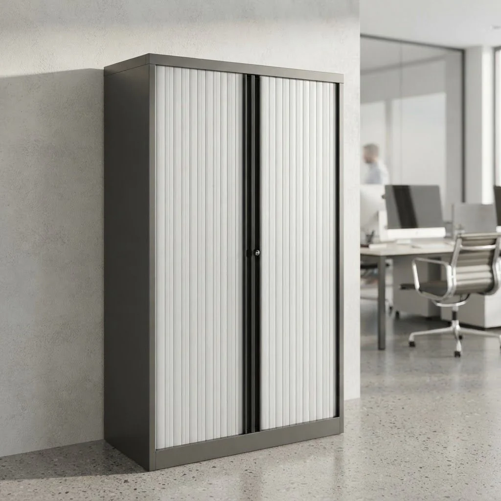 Rollladenschrank Essentials 100 cm breit von Bisley - Produktbild 2 von 4