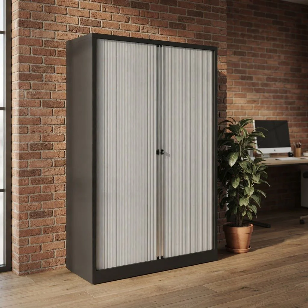 Rollladenschrank Essentials 100 cm breit von Bisley - Produktbild 3 von 4
