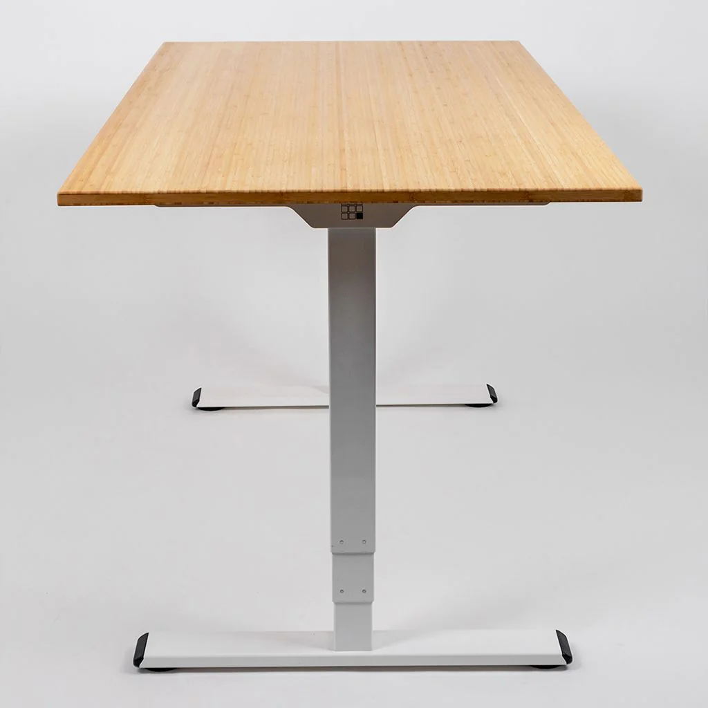 Stayble Bambus Schreibtisch, 140-180 cm, elektrisch höhenverstellbar, 2 Motoren von Deskonia - Produktbild 13 von 17