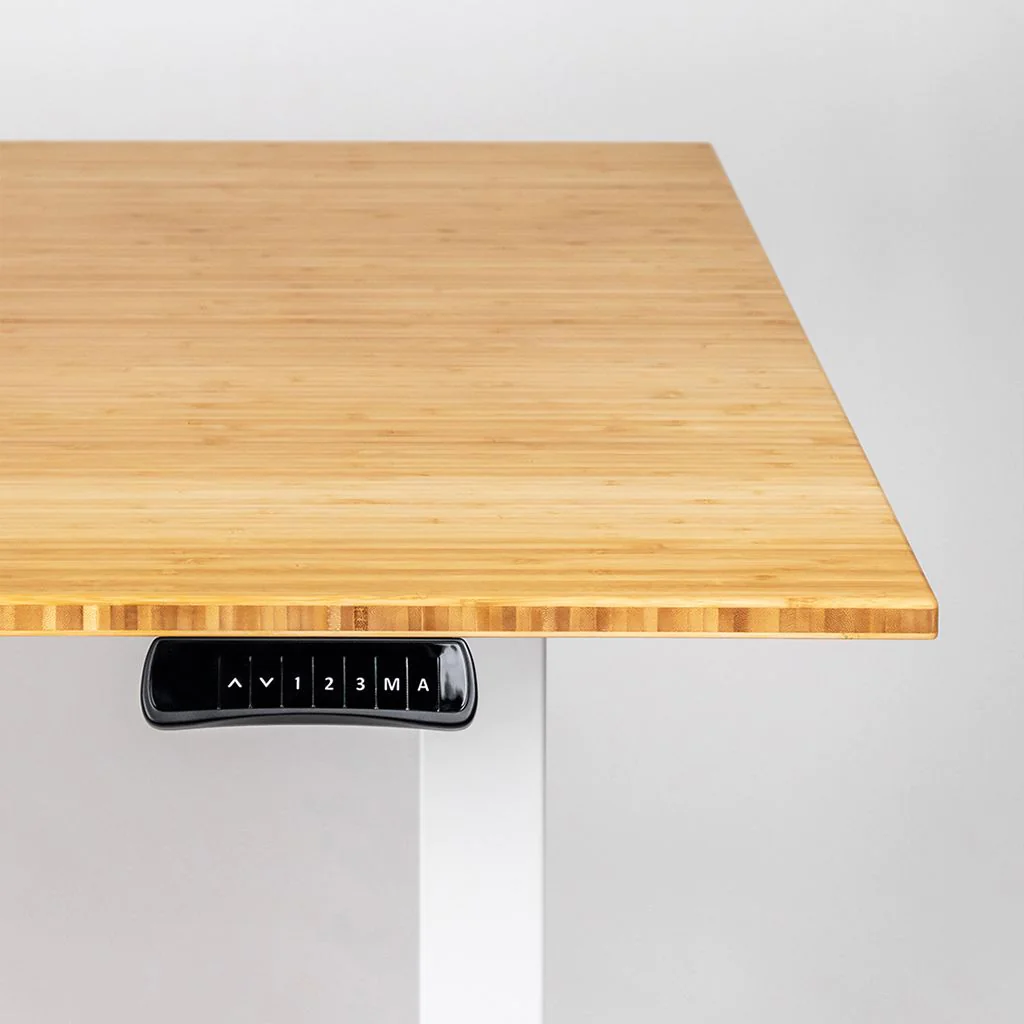 Stayble Bambus Schreibtisch, 140-180 cm, elektrisch höhenverstellbar, 2 Motoren von Deskonia - Produktbild 4 von 17