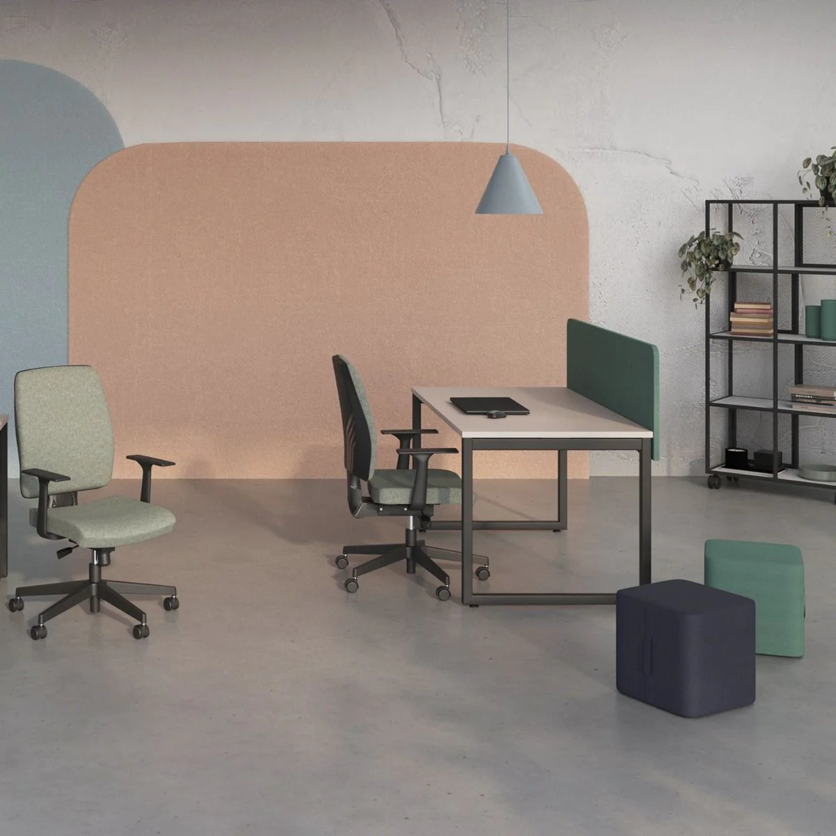 Schreibtisch bSpace O Fuß von Nowy Styl - Produktbild 6 von 6