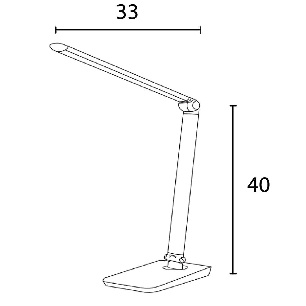 Tischleuchte LED Twist von Unilux - Produktbild 4 von 7