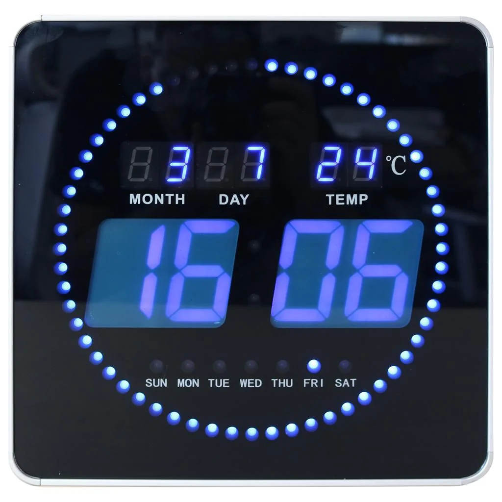 Wand- und Tischuhr schwarz Flo - HMN-400124566