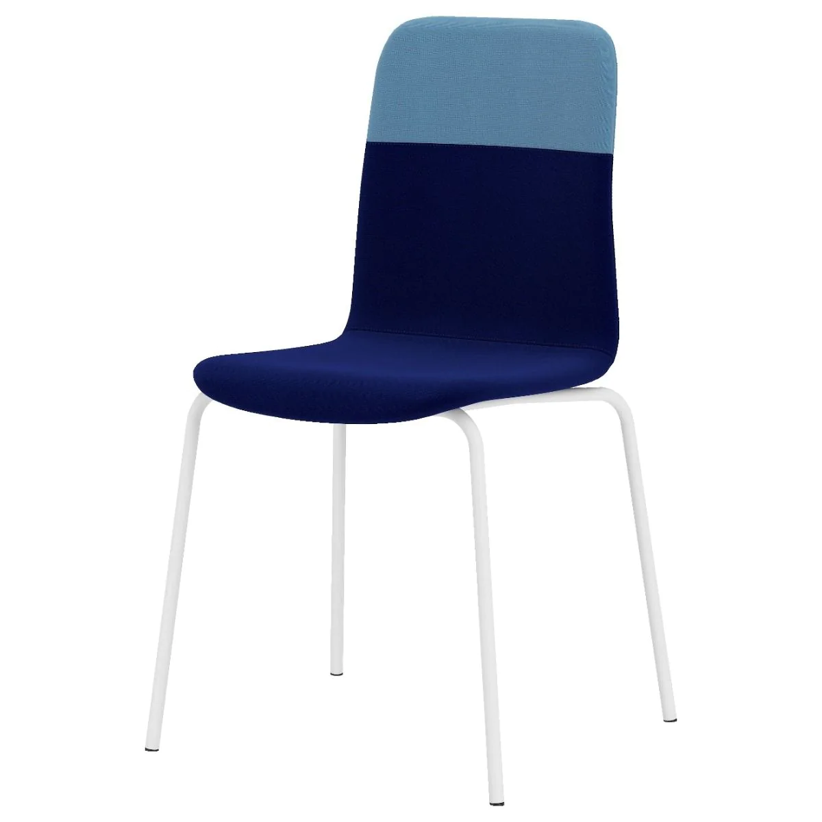 Besucherstuhl Vapaa 4F Polster hohe Lehne - NST-VAPAA-FRAME-CHAR-4L-UPH-HB