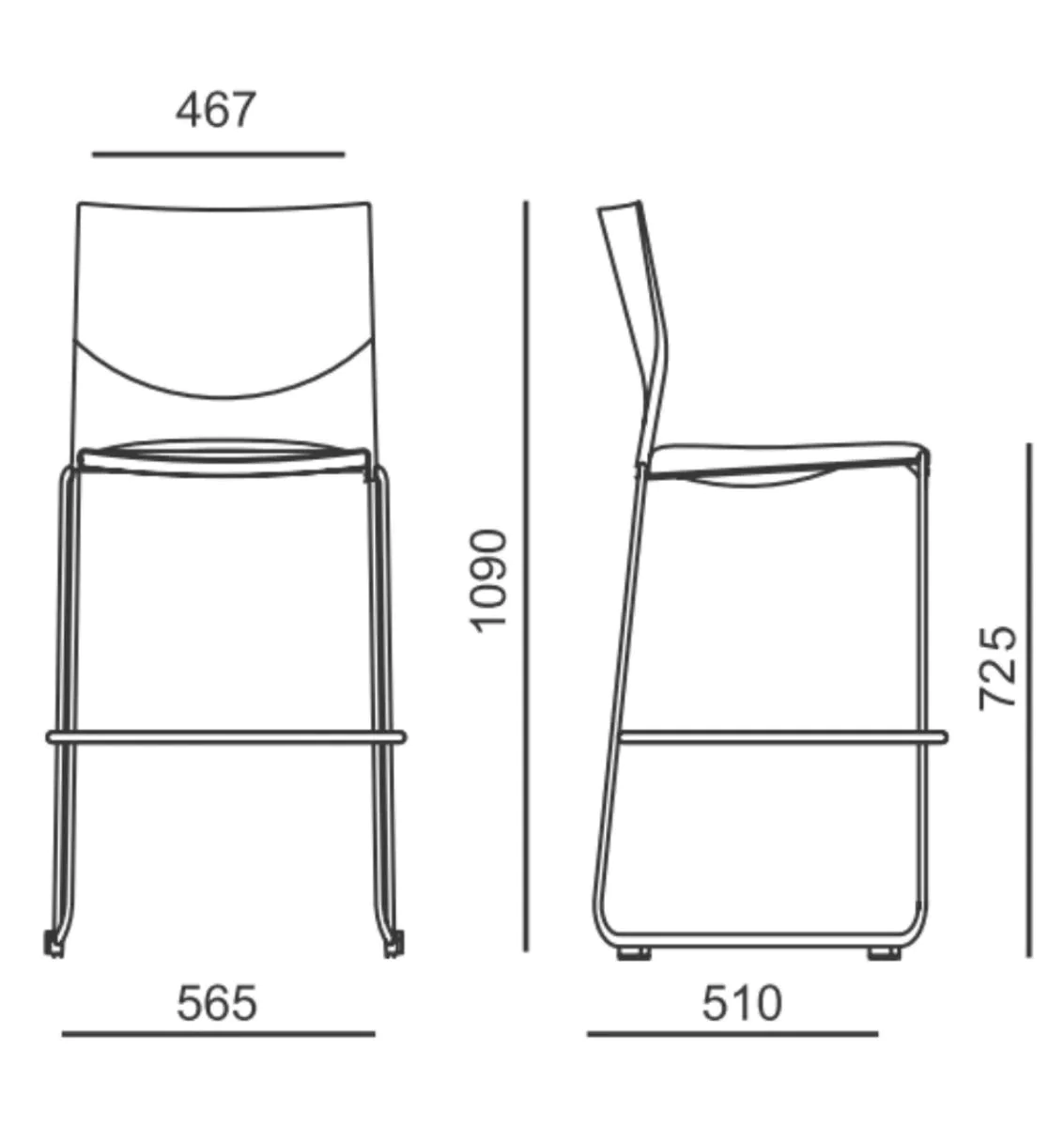 Barhocker Web von RIM - Produktbild 2 von 2
