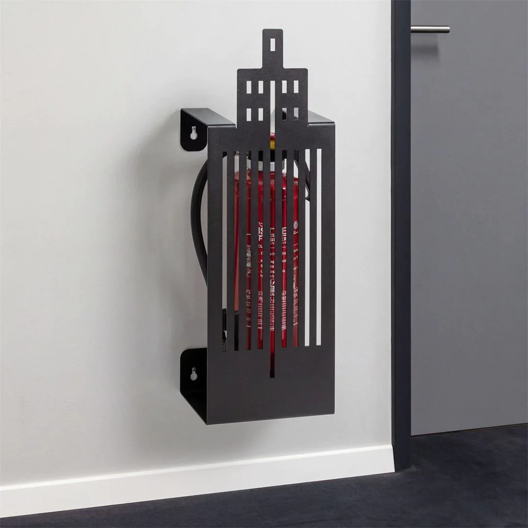 Halter für Feuerlöscher "Haus" von ith möbel - Produktbild 1 von 3