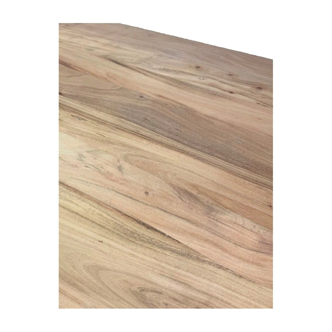 Schreibtisch Akazie Massivholz 180 x 90 cm mit Schublade von Wohnling - Produktbild 5 von 6