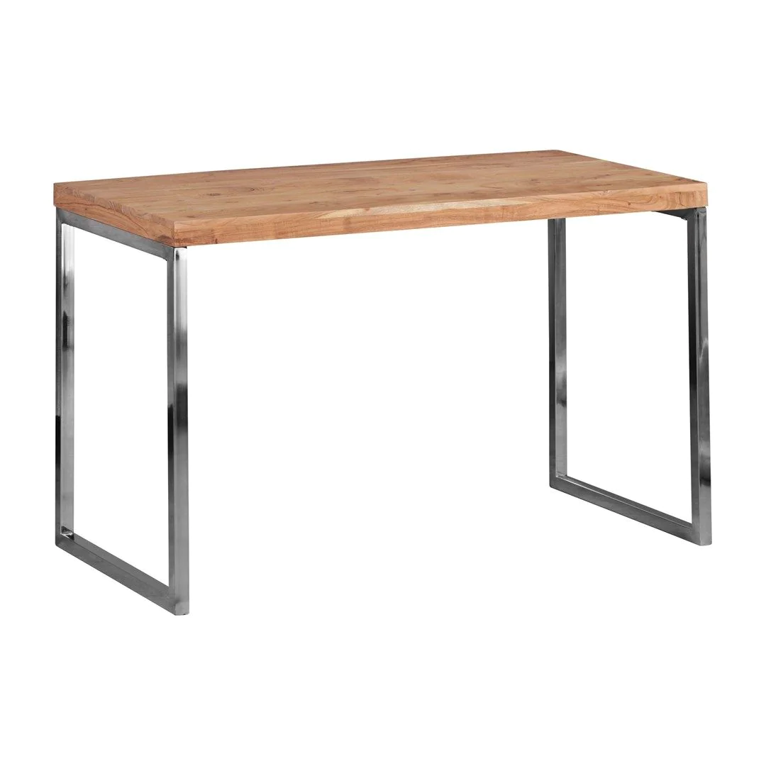 Schreibtisch Guna Massivholz Akazie 120 x 60 cm von Wohnling - Produktbild 1 von 6