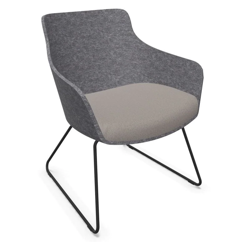 WOOOM Lounge-/Meetingstuhl mit Seitenwangen von Klöber - Produktbild 2 von 2