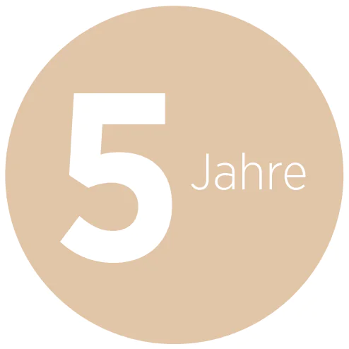 Garantie 5 Jahre