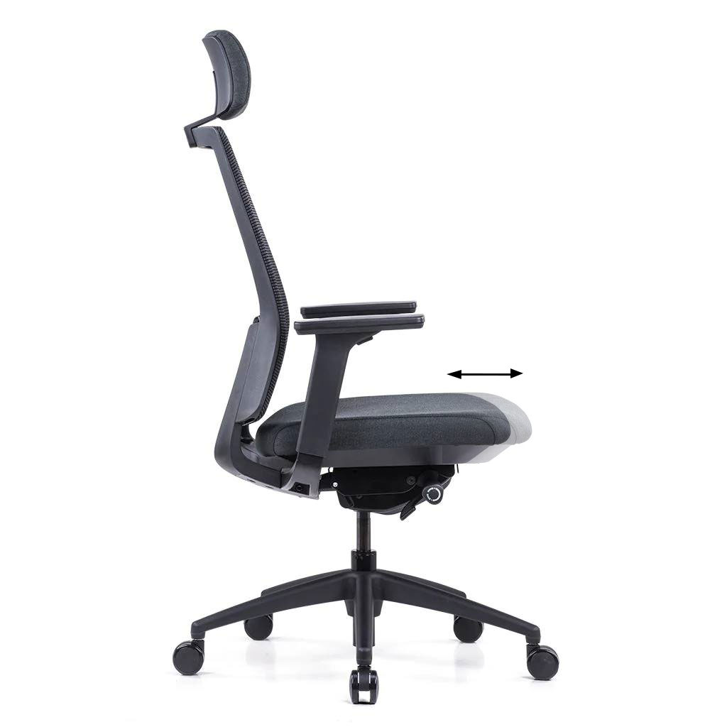 ergonomischer Bürostuhl Sitztiefe